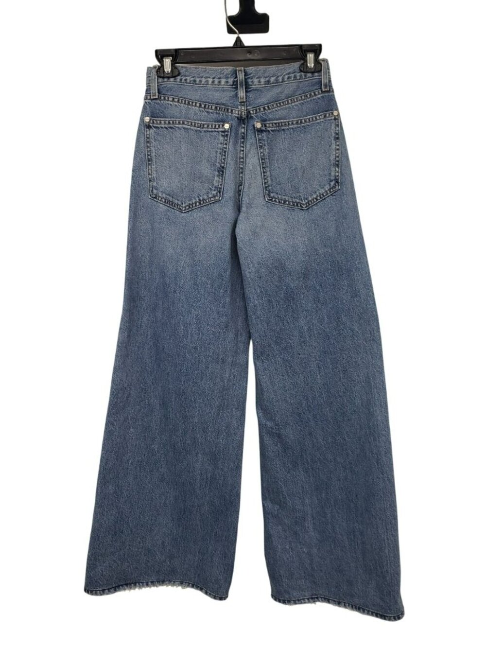 TWP $495 Tiny Dancer Jeans Vintage Wash Blue Jeans 23 Wide Leg Made in USA - Picture 7 of 16